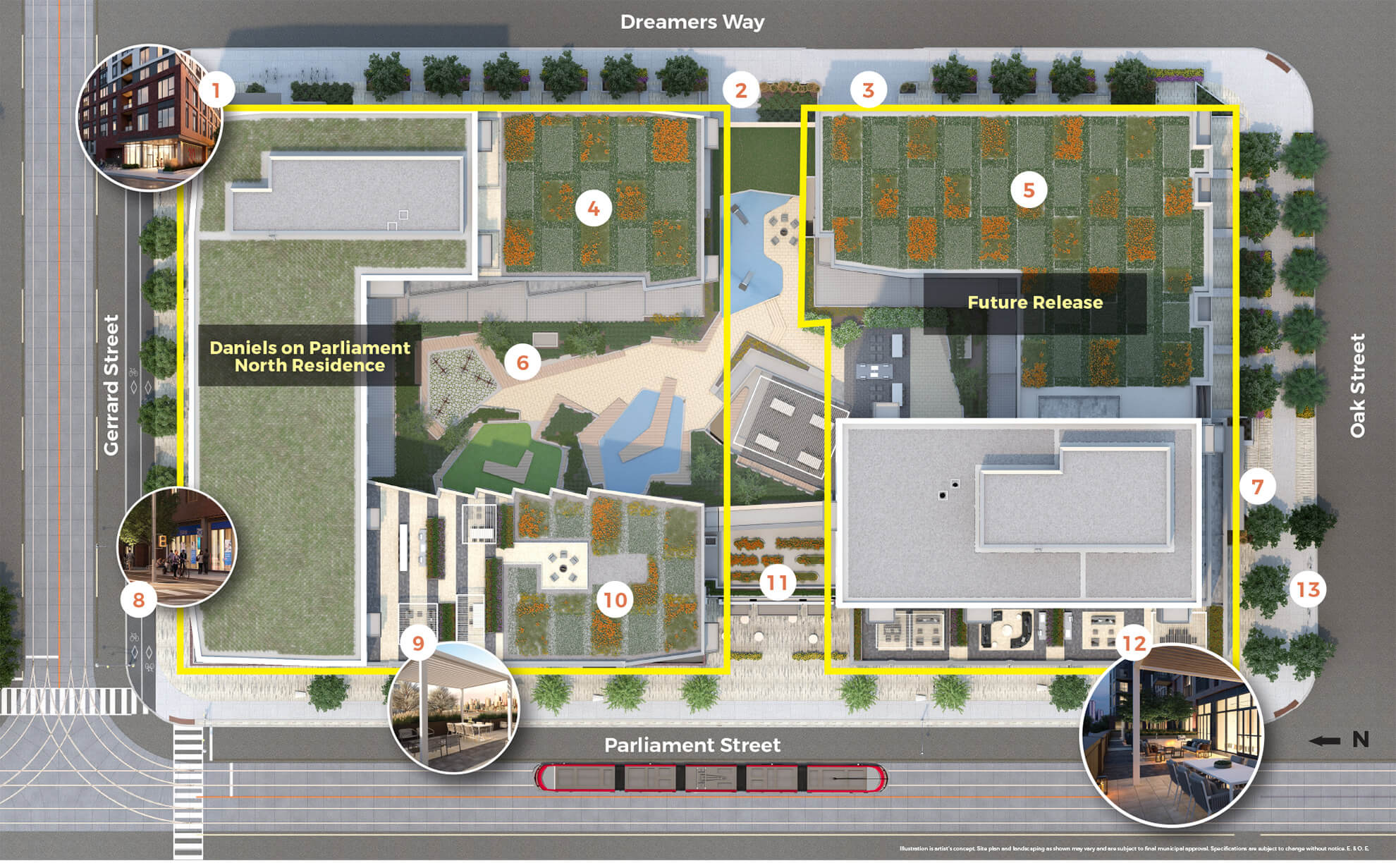 Daniels on Parliament Site Plan